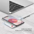 10W Fast Wireless Charger  Built-in Bedside Lamp Qi Quick Charging Pad - AW001