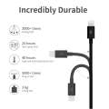ROMOSS Multi Charger Cable 2-in-1 iPhone and Android USB C Charging Cable - CB219