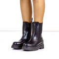 Black chelsea stud ankle boot palesa