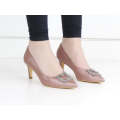 Mink 6.5cm heel court with trim sofia