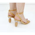 Camel one band sandal low heel alessa