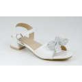 White girls sandal with a bow faliza