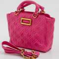Pink pleated mini bag zara