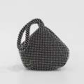 Black rhinestone clutch bag jaleesa