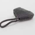 Black rhinestone clutch bag jaleesa