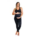 Shapewear Snugz moto denim maternity leggings - Black - L