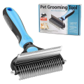 2 In 1 Pet Grooming Tool For Dogs & Cats