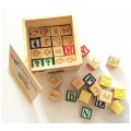 Wooden Educational ABC Blocks 48 Piece