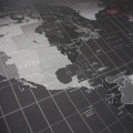 World Map Anti-Slip Extended Mouse Pad - 40 x 90 cm