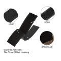 Self Adhesive Velcro Magic Tape Black