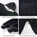 Hoodie Ultra Plush Blanket - PURPLE - (opened packaging)