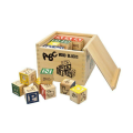 Wooden Educational ABC Blocks 48 Piece