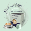Caffluxe Flat White Coffee | 10 Capsules | Single Serve | Dolce Gusto Compatible