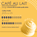 Caffluxe Caf Au Lait | 10 Capsules | Single Serve | Dolce Gusto Compatible