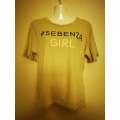 Sebenza Girl Light Mustard/Olive T-shirt