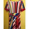 Various colour stripe Dress