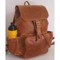 Leather Backpacks with flap XL