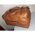 Masai leather travel bags