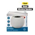 Get Connected Wireless Round Speaker 13cm, with Carry Tab