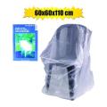 Protect Your Outdoor Garden Chairs With Plastic Cover, Size - 60X60X110Cm, Easy Storage