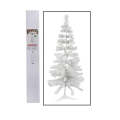 White Christmas Tree 1.2m 161 Branches with Foldable Stand, Easy Setup, Holiday Outdoor Indoor Decor