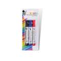 Permanent Marker Set, 3pc Large Rounded Tip Colour Markers