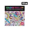 Therapeutic Adult Colouring Book 21x20cm 120 Page