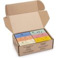 Africanis Botanical Soap Set of 6, Luxury African Soap Gift Set 6 x 120g Body Soaps. All Natural ...