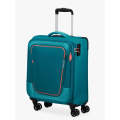 American Tourister Pulsonic 55cm Cabin Spinner - Expandable | Stone Teal