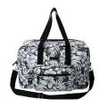 Escape Carry-All Weekender Bag | Black & White Hibiscus