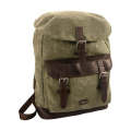 Adpel Canvas and Leather BackPack | Olive