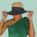 360Five Nina Bucket Hat | Black/Camel