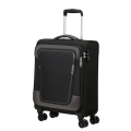 American Tourister Pulsonic 55cm Cabin Spinner - Expandable | Black