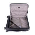 Cellini Tri Pak Medium 4 Wheel Trolley Case Includes 1 Lrg & 1 Med Packing Cube| Black