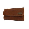 Tan Leather Goods - Lauren Leather Ladies Wallet | Pecan