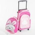 Yuppie Gift Baskets Kids Bunny School Trolley Combo | Pink