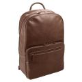 Adpel Emmy 15.4 Leather Laptop Backpack | Brown