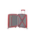 American Tourister Soundbox 55cm Cabin Spinner - Expandable | Coral Red