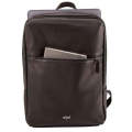 Adpel Torino Leather Laptop Backpack | Black