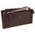 Adpel Dakota Leather Purse With Magnetic Closure | Brown