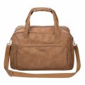Escape Imitation Leather Carry-All Weekender Bag | Light Brown