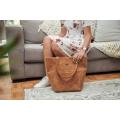 Tan Leather Goods - Emma Leather Handbag | Toffee