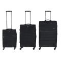 Conwood Expandable Spinner Luggage Set | Black