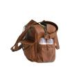 Tan Leather Goods - Joanie Leather Nappy Bag | Pecan