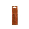 Zemp Pinotage 1 Leather Wine Carrier | Chestnut