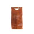 Zemp Pinotage 2 Leather Wine Carrier | Chestnut