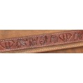 Johnny Black Rugged Leather 9CC Wallet | Brown - "Big 5 Detail"