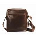 Adpel Lucca Leather Messenger Bag | Brown
