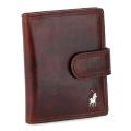 Polo Etosha Leather Card Holder With Tab | Brown