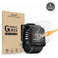 AKWOX (Pack of 4) Tempered Glass Screen Protector for Garmin Forerunner 35 GPS Running Watch, [0....